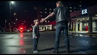 Little boy begged nurse don't let them take me &mdash; biker guardian roared up with his crew