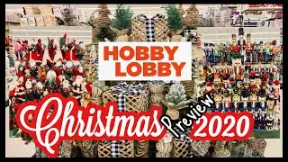 HOBBY LOBBY CHRISTMAS DECORATIONS 2020 PREVIEW ~ CHRISTMAS HOME DECOR 2020 ~ SHOP WITH ME