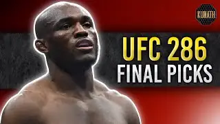 UFC 286 FINAL PICKS | DRAFTKINGS UFC PICKS