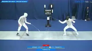 Paris World Cup 2024 SMF - L32 - David Sosnov GBR v Funamoto Seishiro JPN
