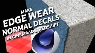 Edge Wear Normal Decals in REDSHIFT - Tutorial