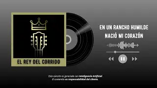 En un rancho humilde naci&oacute; mi coraz&oacute;n - El Rey del Corrido