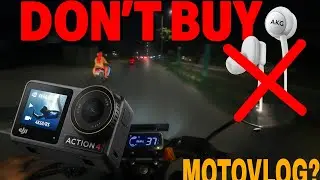 Samsung AKG Mic Problem 😡 | MOTOVLOG Mic  | Motovlog 2025 |Samsung Akg | Dji action | Night ride |