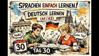 Tag 30 Deutsch lernen A1-A2 