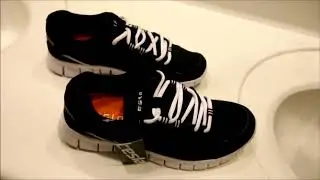 Black Tesla Men's Cross Running Shoes Trainer from Amazon for 16.98