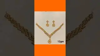 12gm necklace design 2023 #gold #viral #goldjewellery