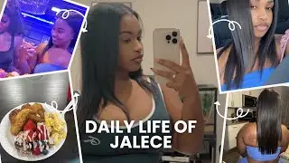 Daily Life Of Jalece❤️ Sunday vibes + movie date + hair appt + more..