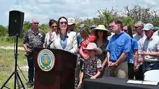 Secretary of Agriculture Brooke Rollins Announces Disaster Relief in Florida