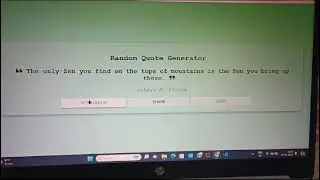 Random quote generator html, css js code