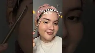 C&oacute;mo maquillar cejas con sombras y gel 💋tutorial f&aacute;cil💋 #makeup #cejasnaturales