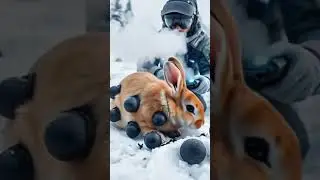 Futuristic Arctic Rescue! Scientist Heals Giant Hare with Laser Tech #arcticwildlife #WildSavers