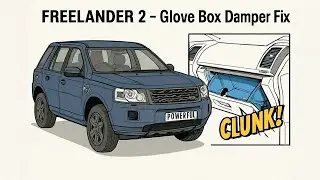 Land Rover Freelander 2 (LR2) Ремонт сломанного демпфера перчаточного ящика LR039802