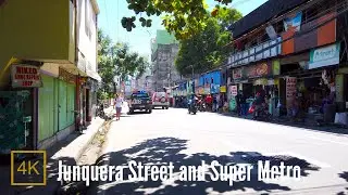 Junquera Street and Super Metro, Cebu, Philippines【4K】