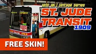 ST. JUDE TRANSIT | VINTAGE SERIES | BUSSID PH | FARIDH MADYAWAN | HINO AK | Typhoon JIN Ep 29