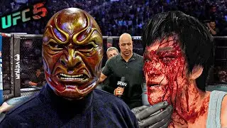 Bruce Lee vs. Evil Samurai Mask (EA sports UFC 5)