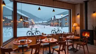 🎶 Small Town Jazz Caf&eacute; &ndash; Relaxing Winter Jazz Music with Snowfall