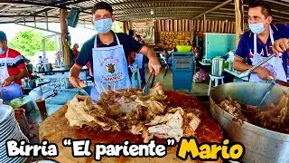 LA BIRRIA CON EL PARIENTE MARIO‼️Algo le pone #birria 😱😬