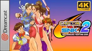 Capcom vs. SNK 2: Millionaire Fighting 2001 (Sega Dreamcast) Longplay 4K 60FPS
