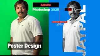Photo Merge in Character &ndash; Poster Design Masking in Adobe Photoshop 2025 | Photoshop Tutorial