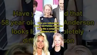 Why does 58 year old Pamela anderson look like a different person#shorts#celebrity#anderson