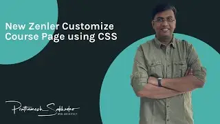 New Zenler Customize Course Page using CSS