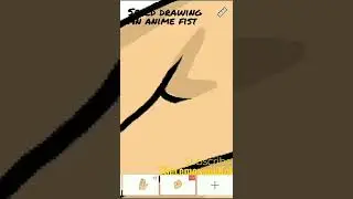 Speed drawing an anime fist. #shorts #speeddrawing #thelemonadekid #anime #draw #drawing #art