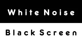 White Noise Black Screen | Sleep, Study, Improve Focus, Mask Sounds | 10 Hours