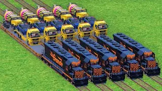 Transport work with colors TRUCK CARS with All Mixer Transporting In Fs22 Farming Simulator 22 #261