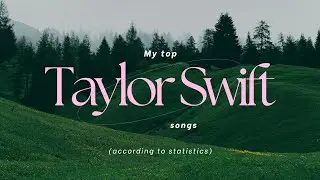 My top 50 Taylor Swift songs (according to statistics)