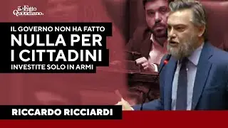 Ricciardi contro il governo: 