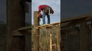 Leveling piles for waterfront home #construction