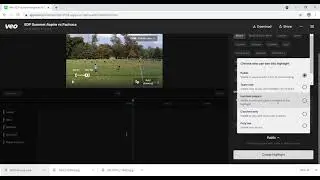 Aspire: How to create a player highlight using VEO