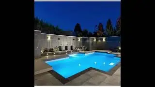 Modern pool designs.