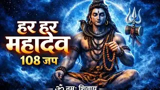 Har Har Mahadev 🔱 108 Times | Peaceful Shiva Meditation