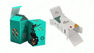 9x9x7 Cardboard Packaging Box Printing | Tuck End Style | White, Kraft, Black
