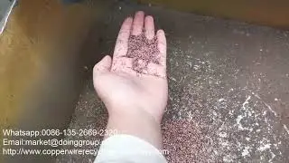 DOING copper wire granulator machine
