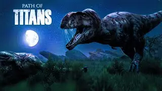 TYRANNOTITAN fights for TERRITORY! (Tyrannotitan Hunting Compilation) - Path of Titans