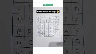 Hidden words challenge😁 #satisfying #art #challenge #artmania #shorts #youtubeshorts