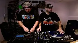 Un Beatmaker & Un Dj -  AESUNO & DJ CUTCLAN - Set de Funky HipHop Beat Con Scratch