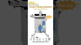 ✨DEMA Semi-Auto Screen Printing Machine for plastic& paper bowl/cups