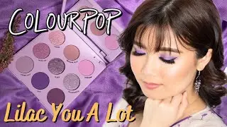 Colourpop Lilac You A Lot Palette Review, Swatches and Makeup Look and Tutorial