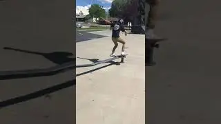 A trash board slide