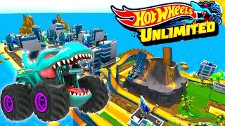 Hot Wheels Unlimited &ndash; Unlock News Cars Motosaurus, Sharkruiser, Dune It Up and Futurismo - Races