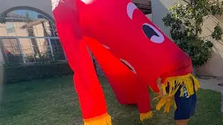 RED 20Foot GiAnT wacky inflatable tube man FUN!!