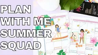 Plan With Me | Summer Squad Classic Happy Planner Spread