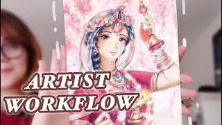 🌟Magical Arati🌟 [My artistic workflow]