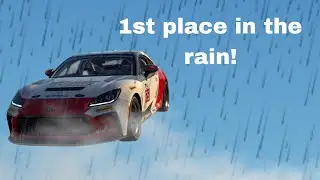 1st place in the rain!