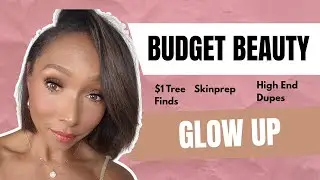 Budget Beauty Glow Up| Replacing My High End Makeup With Dollar Finds| Active Core Liquid Essence