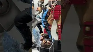 Really love the Scorpion and Sub-zero from Iron Studios! #mortalkombat #mk #mk1 #scorpion #subzero