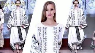Liza Panait - Bluza vascoza alba - Maria, Regina Inimilor